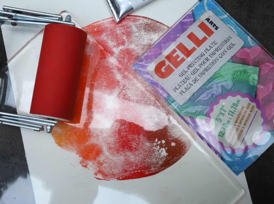 Gelli baskı plakası